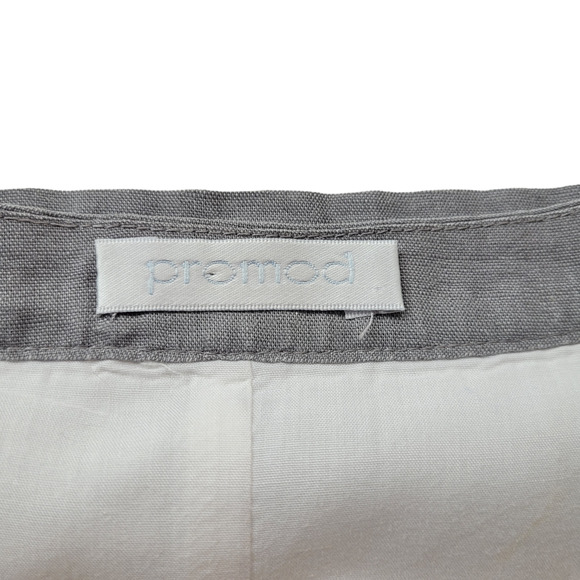 PROMOD Women's Colorblock Sleeveless Shift Dress Sz Small Neutral Minimalist - Picture 5 of 5